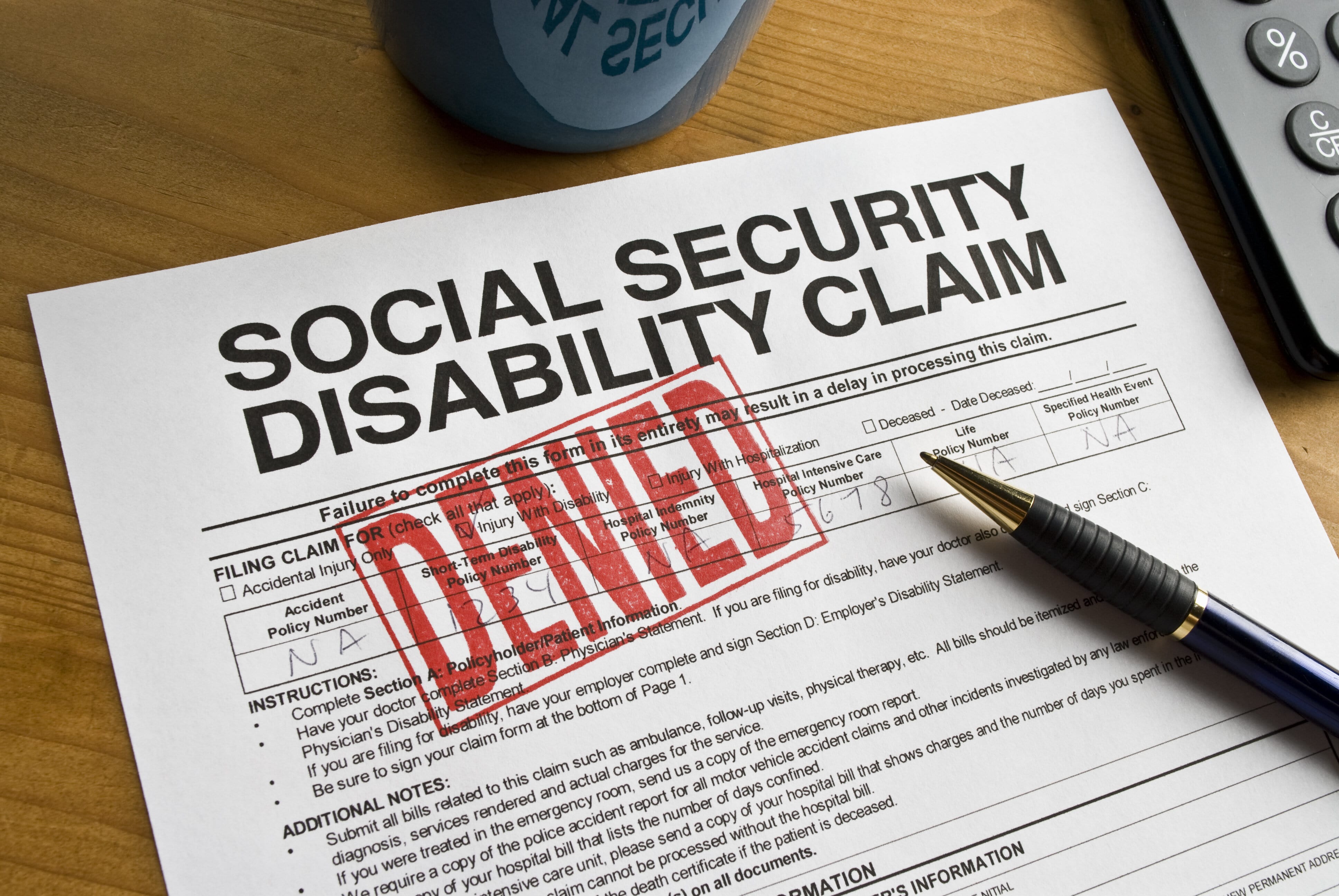 Don't attempt to appeal denied claims alone, comtact an expert at Vassallo, Bilotta & Davis for help