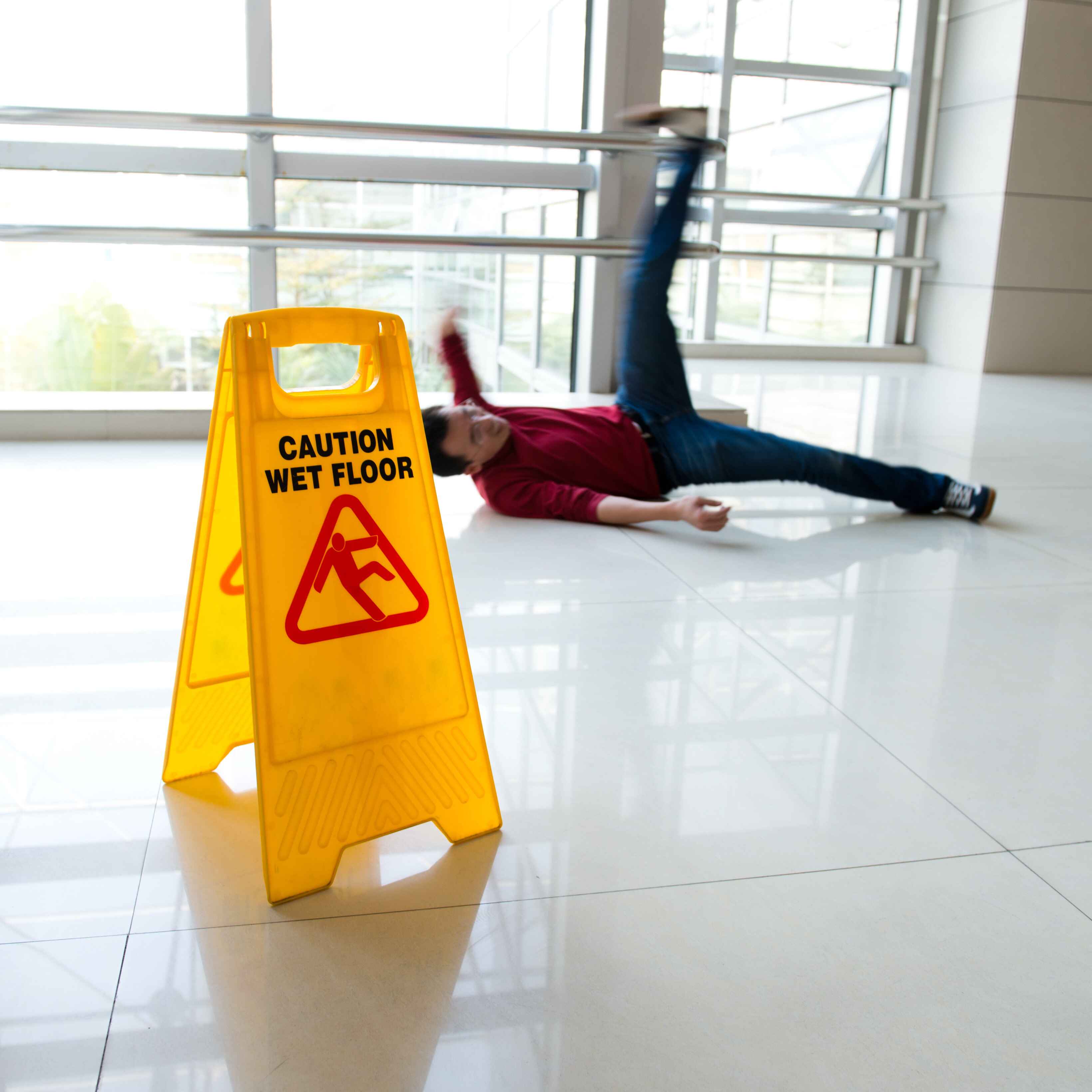 slip and fall wet floor