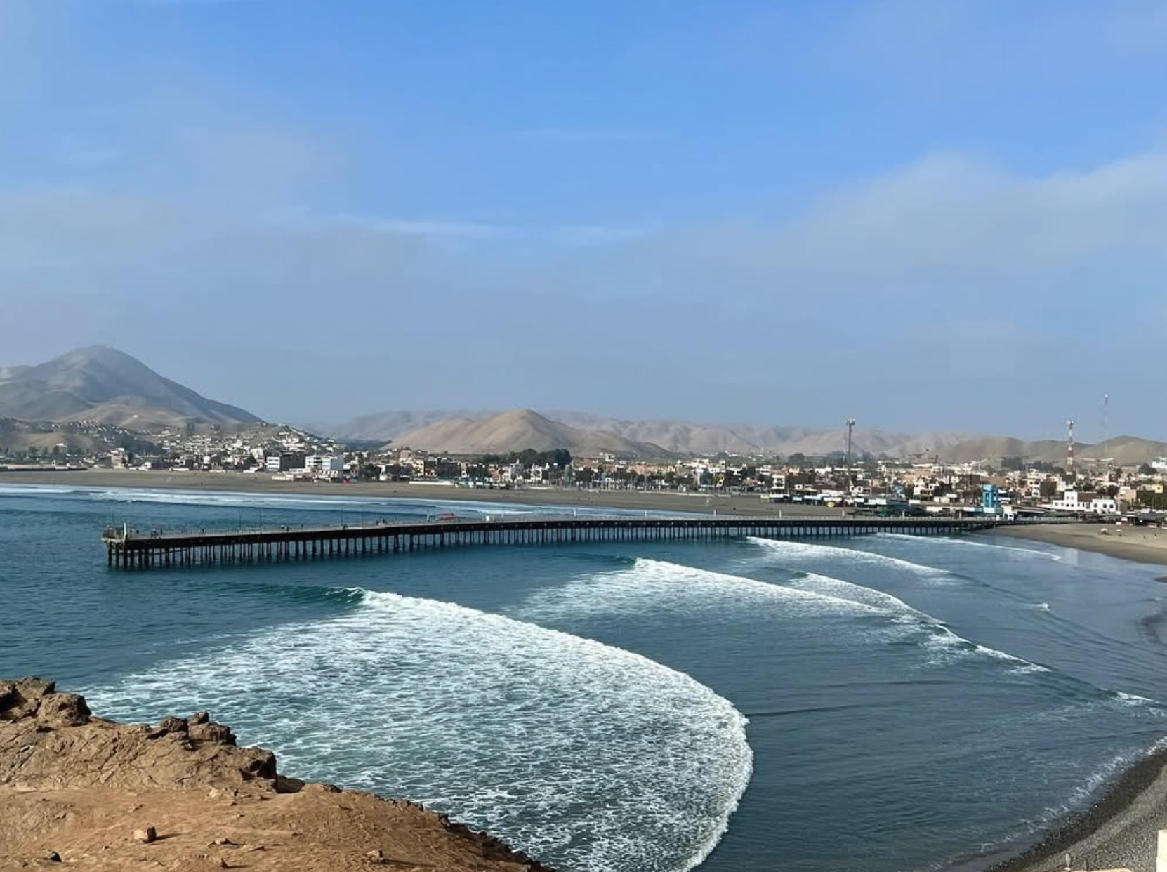 Beautiful panorama of Punta Hermosa