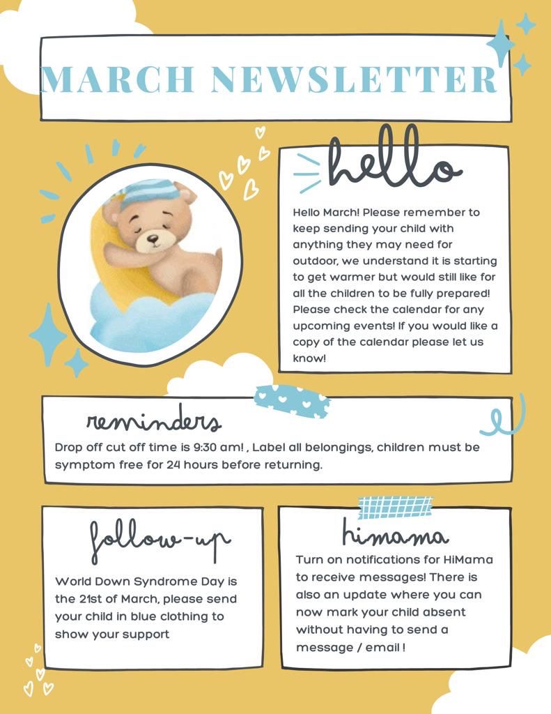 March Newsletter