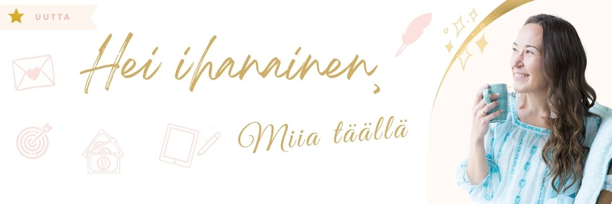 Cute icons and a hello from the author Miia Pollanen