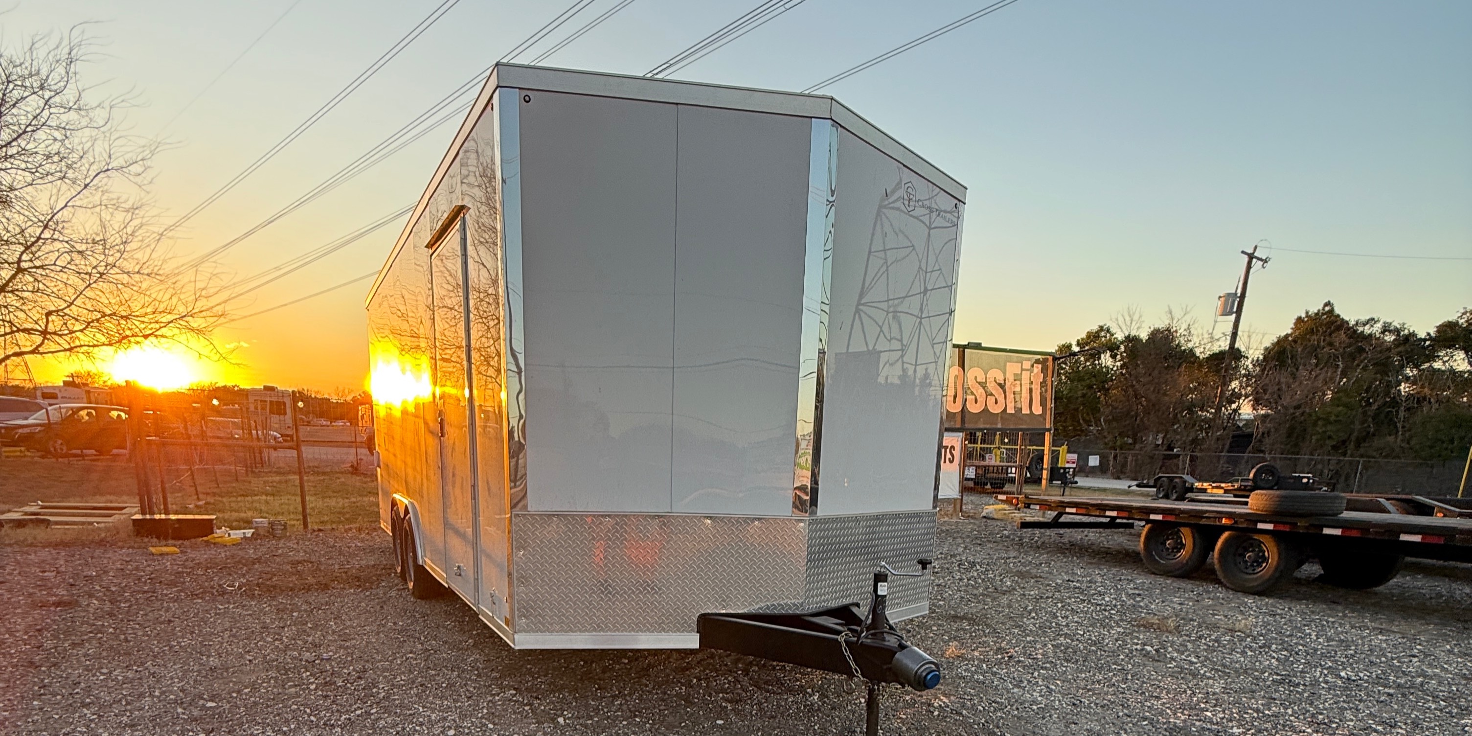 105x20 Enclosed Trailer with Winch