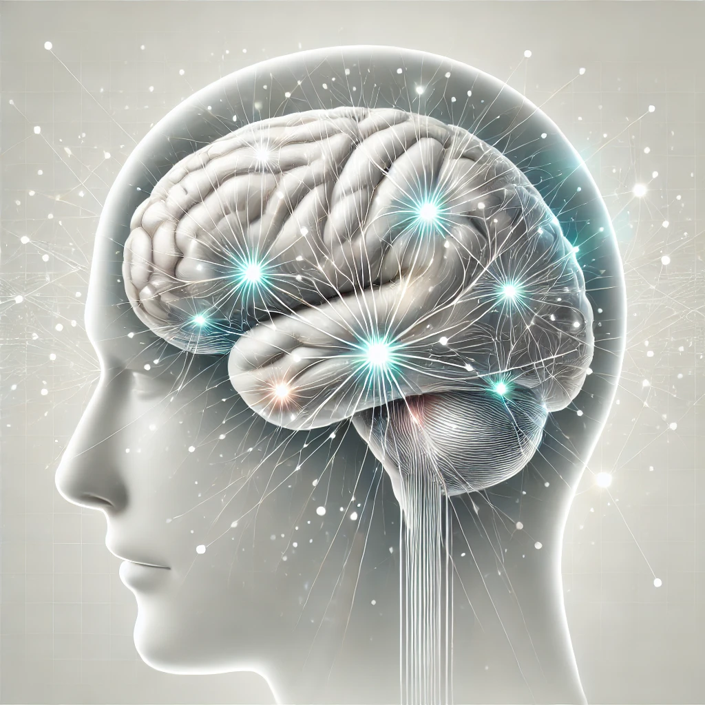 Brain neurons firing demonstrating neuroplasticity, allows us to change thought patterns and change negative or limiting beliefs