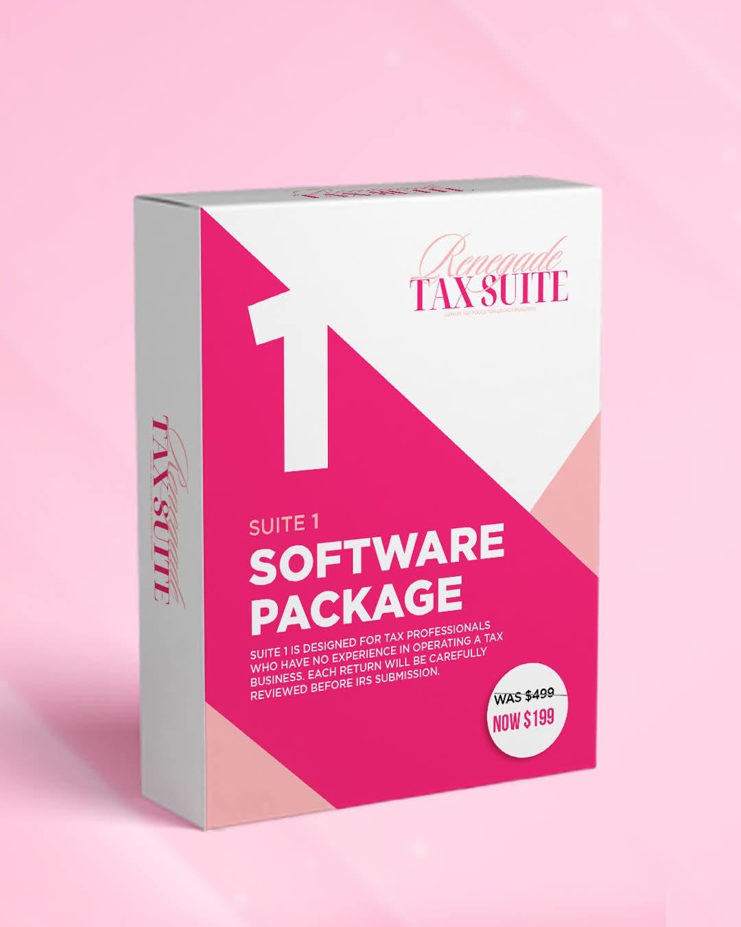TAX SUITE SOFTWARE PACKAGE 1 $49