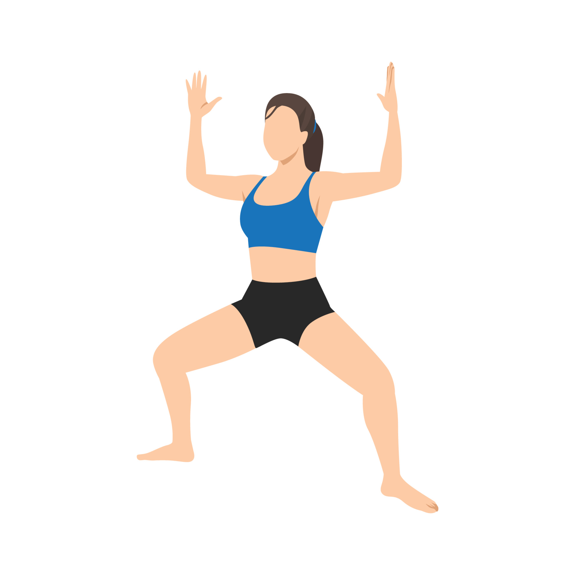 Goddess Pose, Yoga for beginners