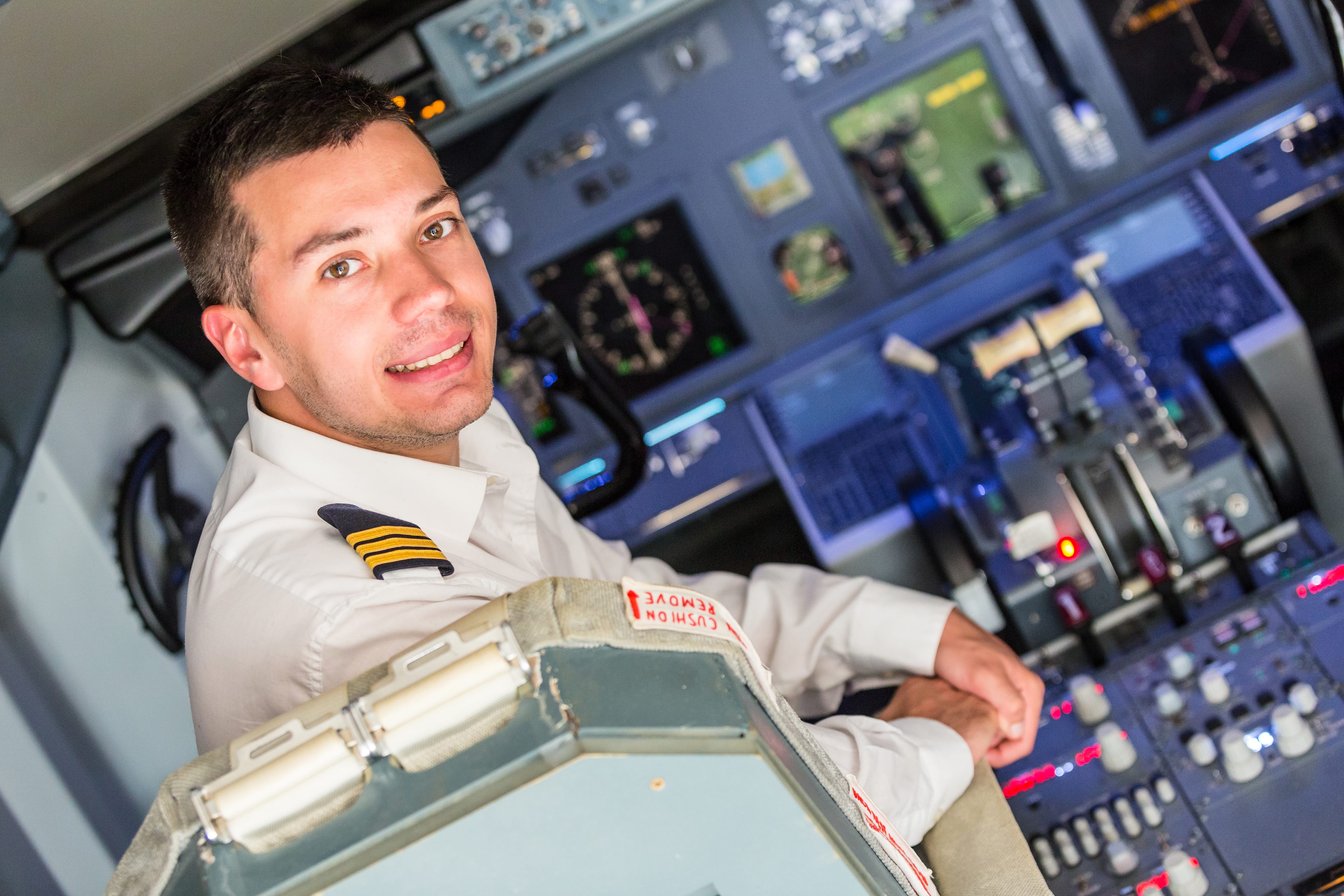 Pilot in the Cockpit