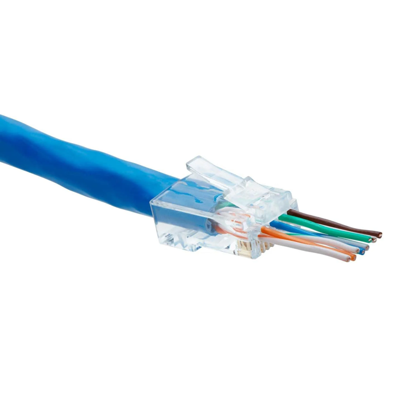 wires inserted into RJ45