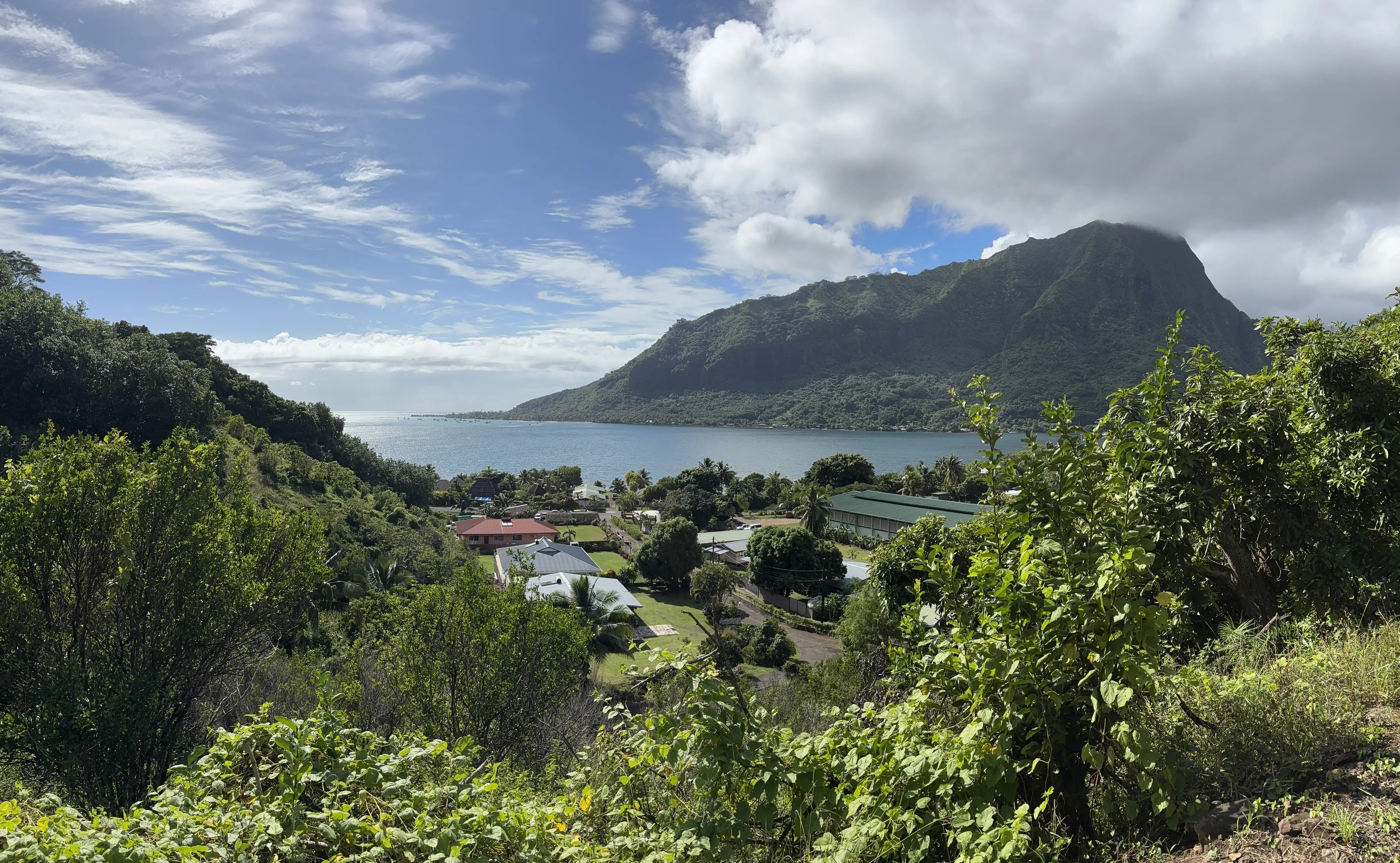 vue pendant le sentier montagne magique
