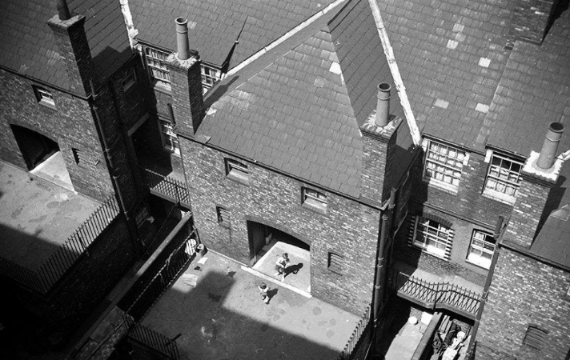 Back of Constance St tenements Back of Constance St tenements