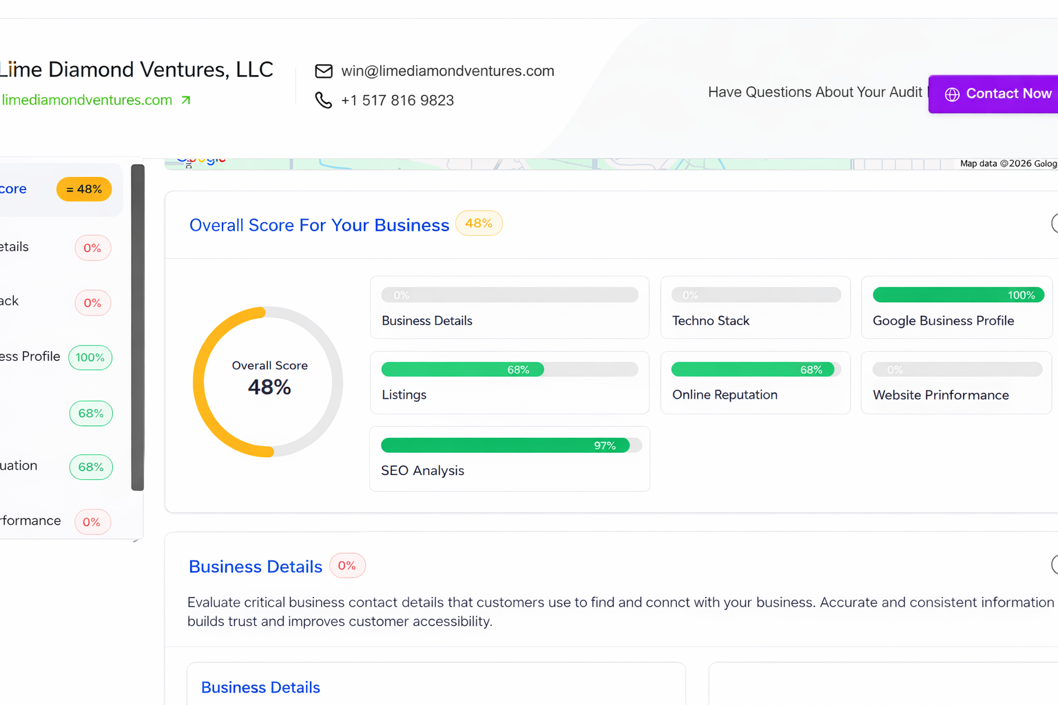 Business Visibility Snapshot