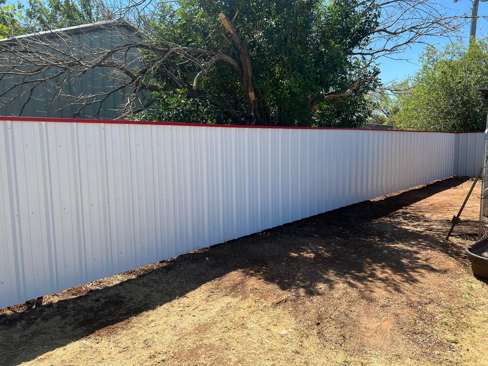 Metal fence