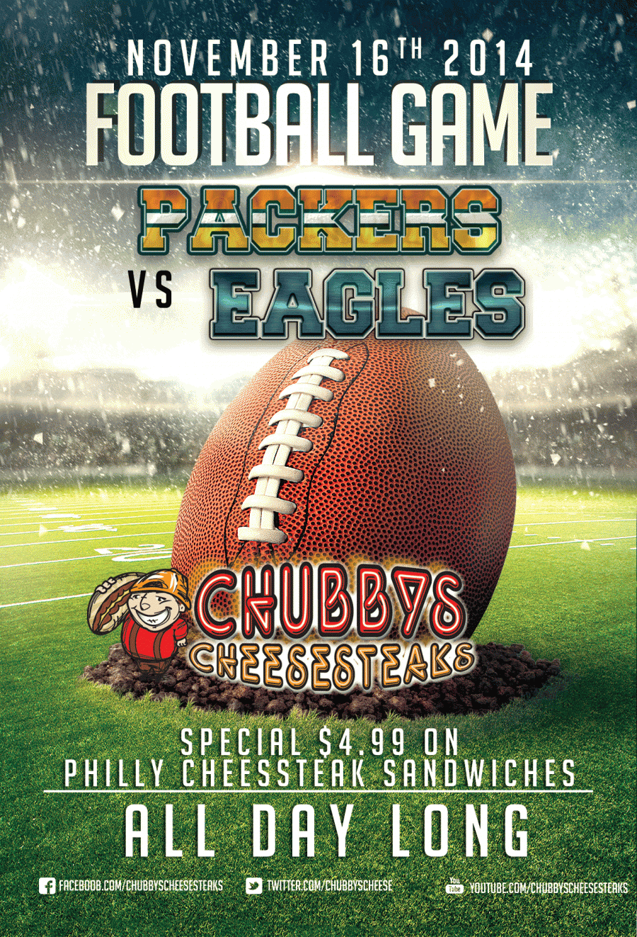 Packers vs. Eagles (11/16/14) Special!