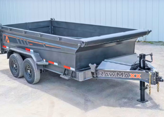 This 14ft Dump Trailer from Leadfoot Rentals is perfect for construction, landscaping, and debris removal This 14ft Dump Trailer from Leadfoot Rentals is perfect for construction, landscaping, and debris removal