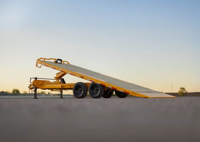 This 22ft Deckover Tilt Trailer from Leadfoot Rentals is perfect for hauling machinery, vehicles, and oversized loads with its smooth tilt-bed design. This 22ft Deckover Tilt Trailer from Leadfoot Rentals is perfect for hauling machinery, vehicles, and oversized loads with its smooth tilt-bed design.