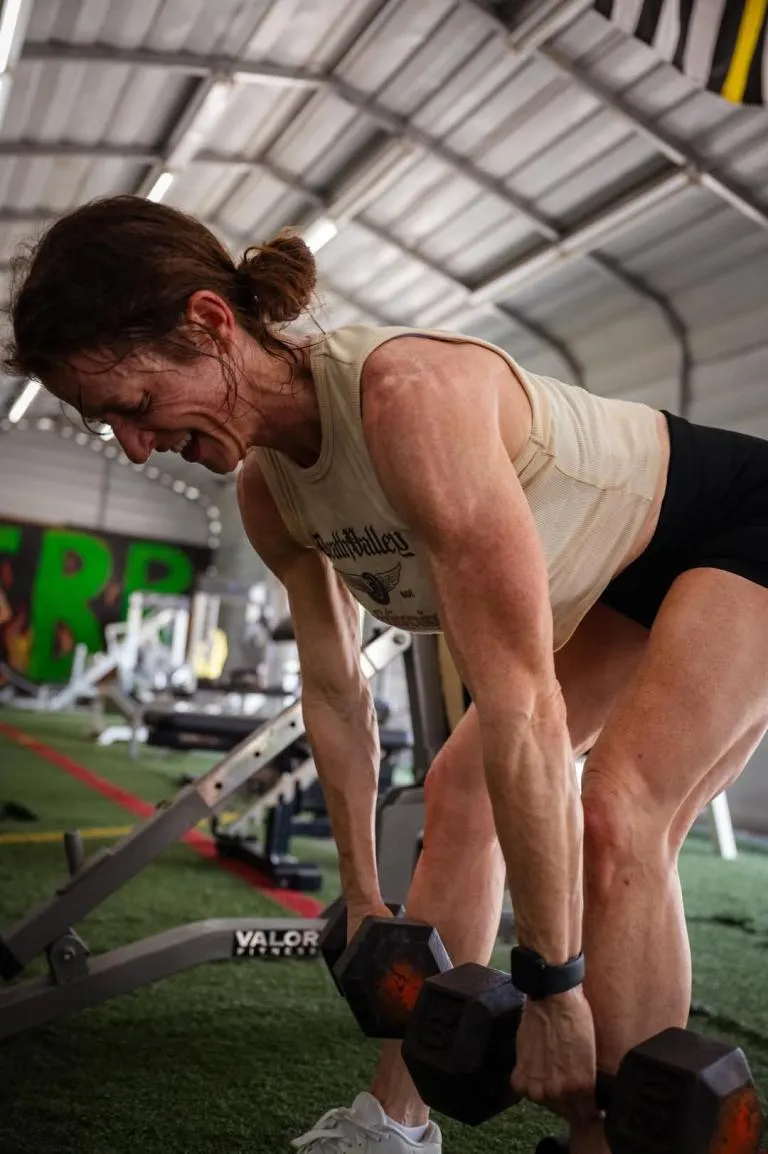 weight lifting/bodybuilding area