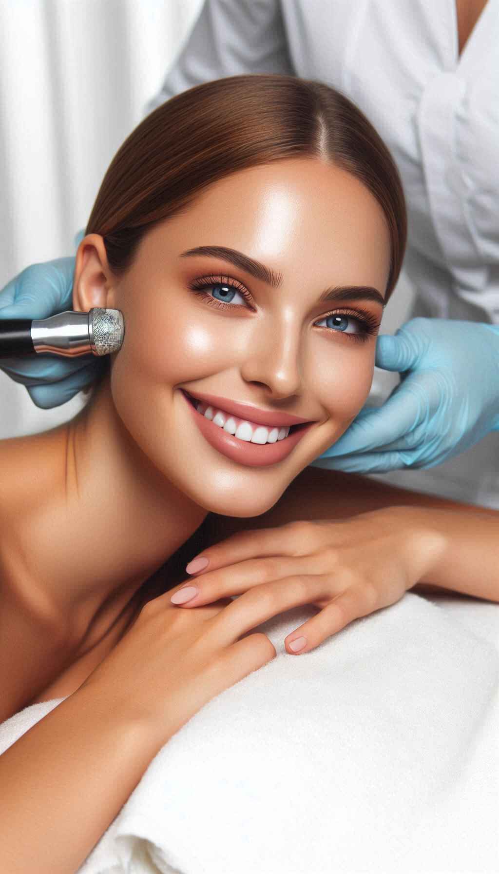 microdermabrasion on a clinic 