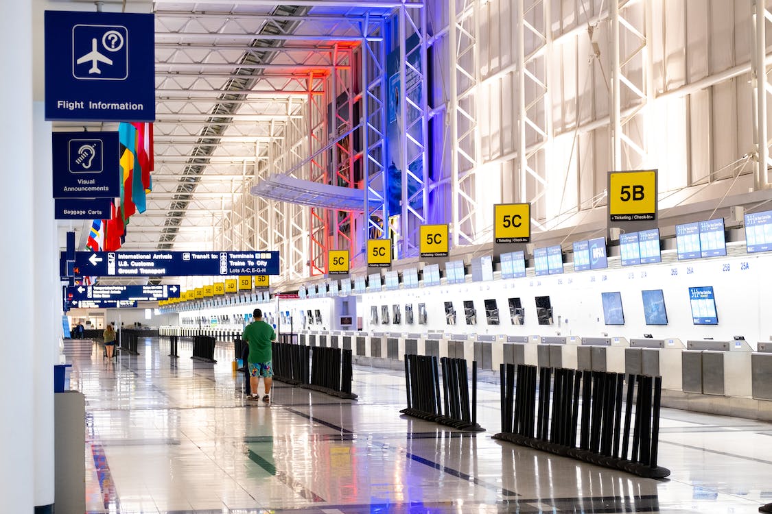 Flughafen Gate