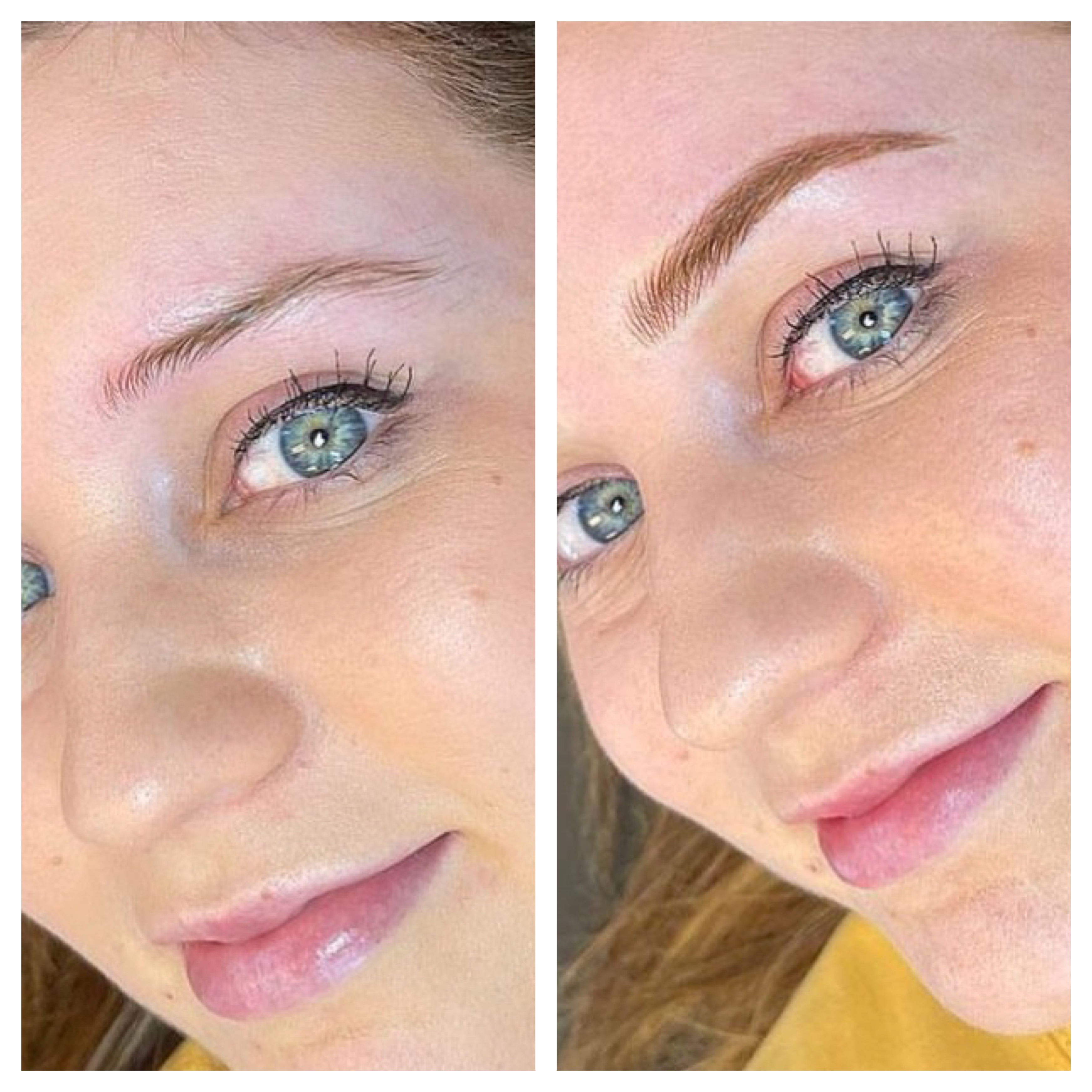 Digital microblading transformation results