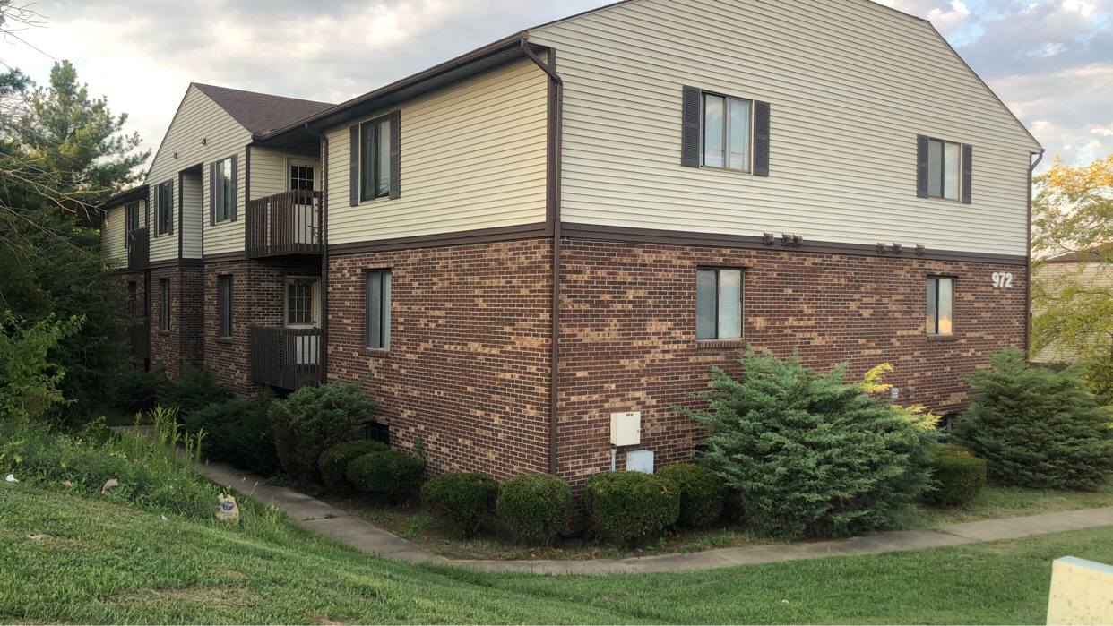 Exterior view of a residential house property Exterior view of a residential house property