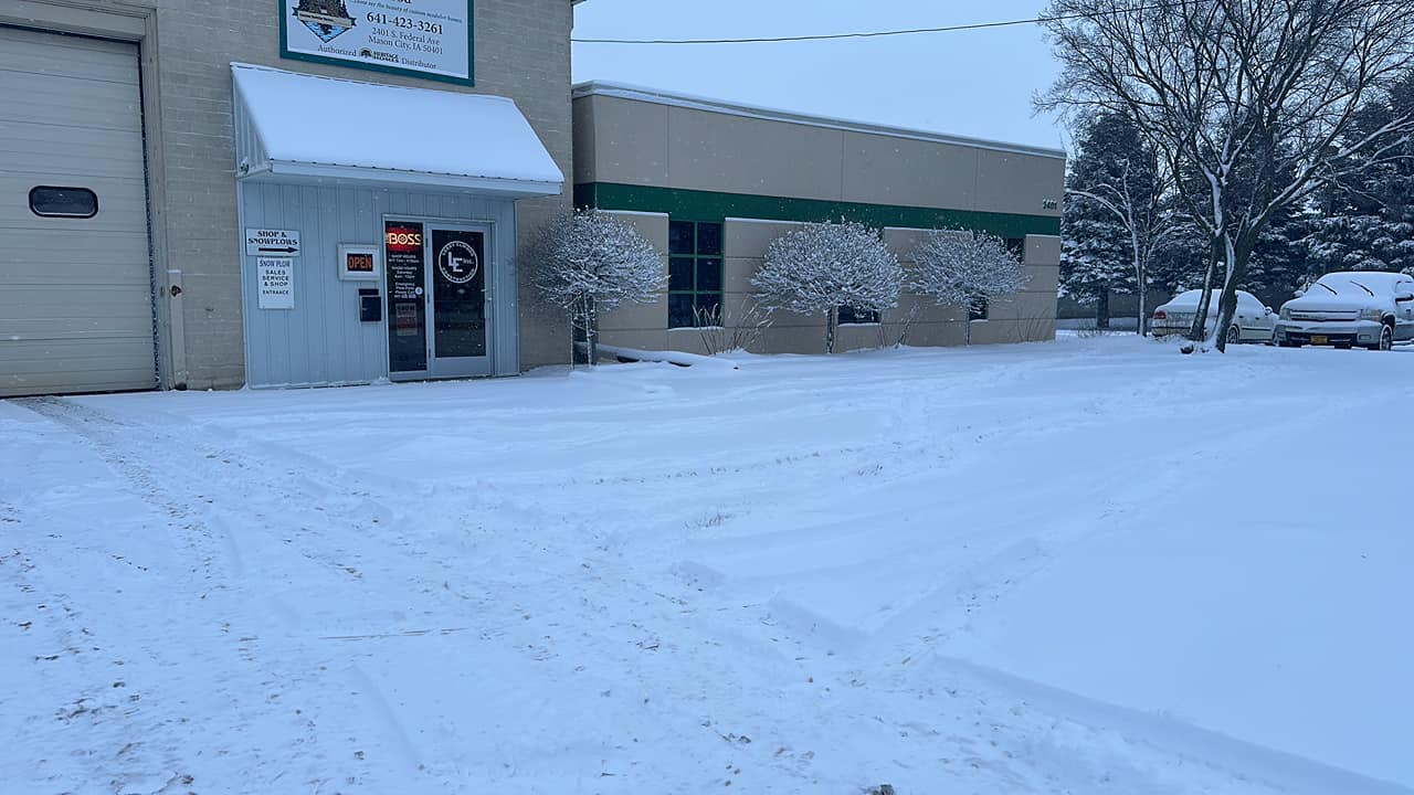 residential snow plowing ice removal