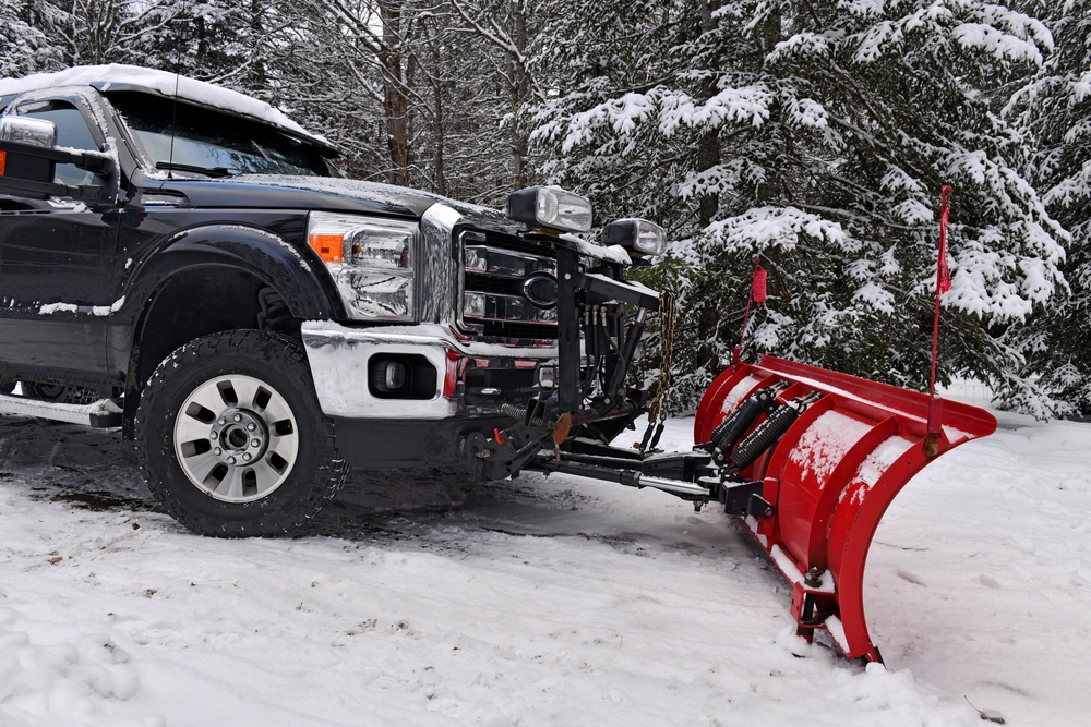 residential snow plowing ice removal