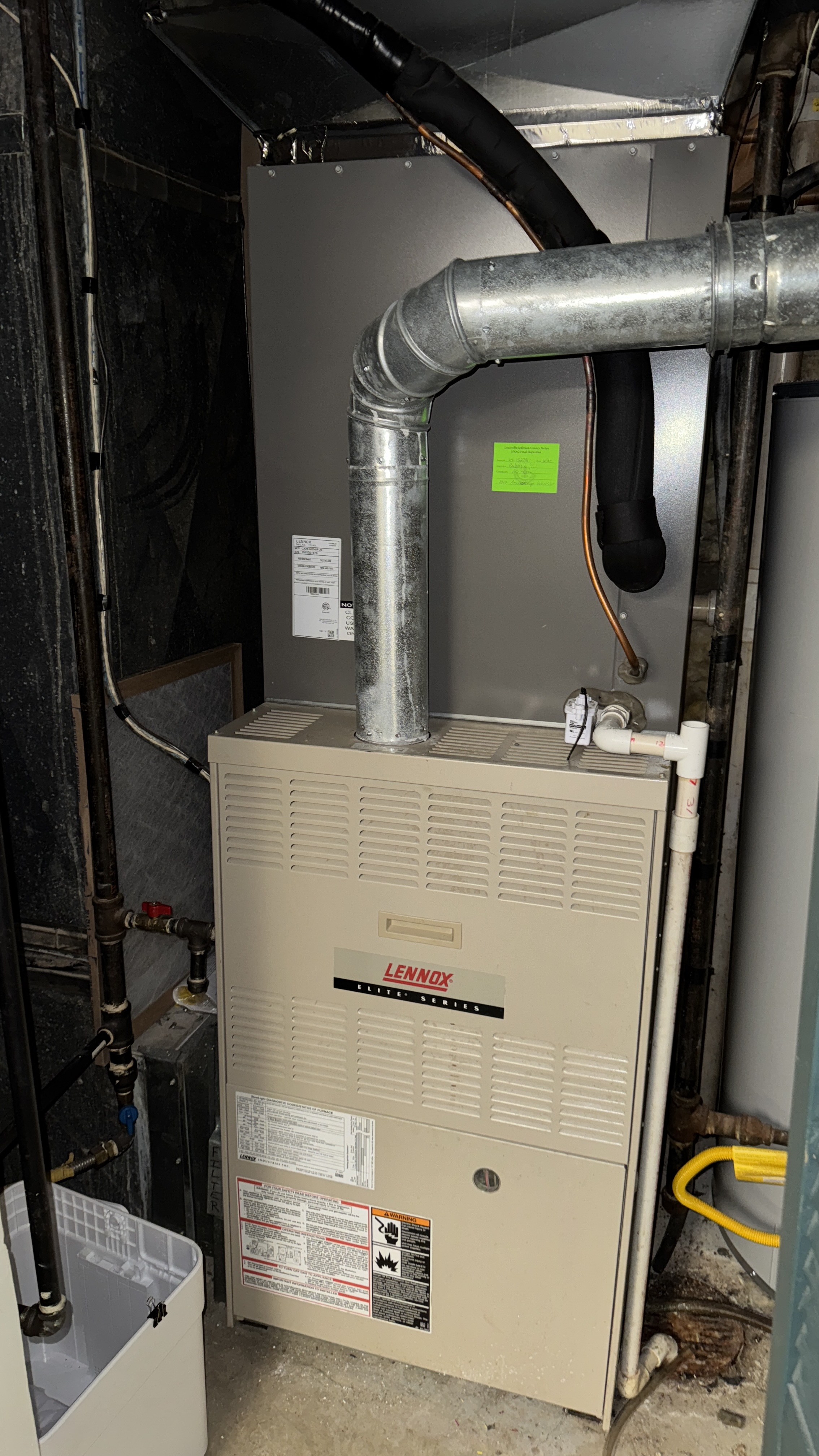 Old gas furnace Old gas furnace