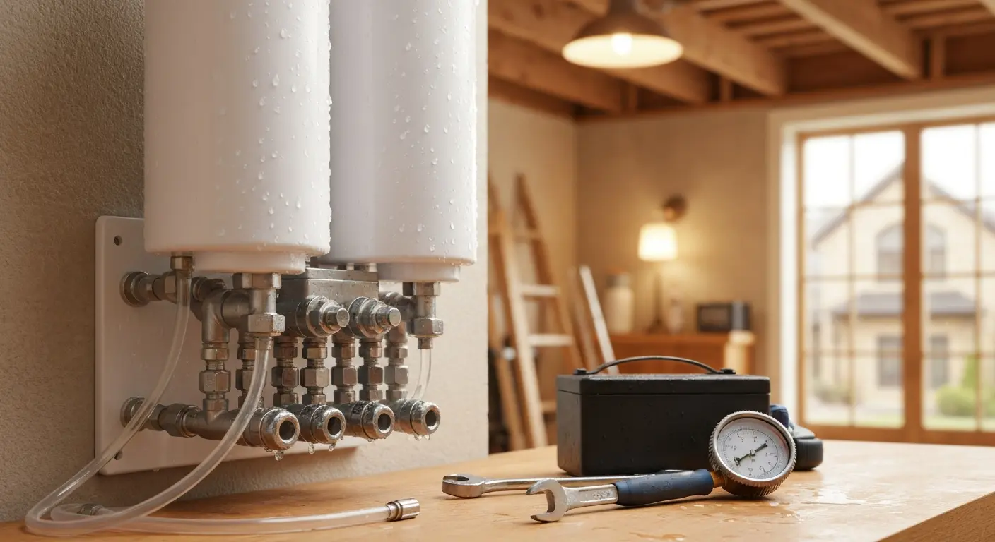 Water softener maintenance