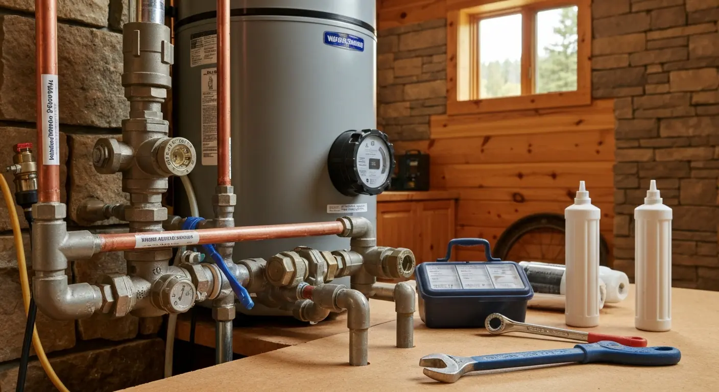 Water softener maintenance