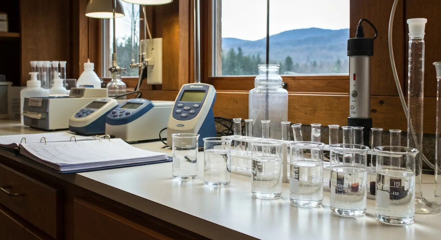 Water testing in Poconos laboratory