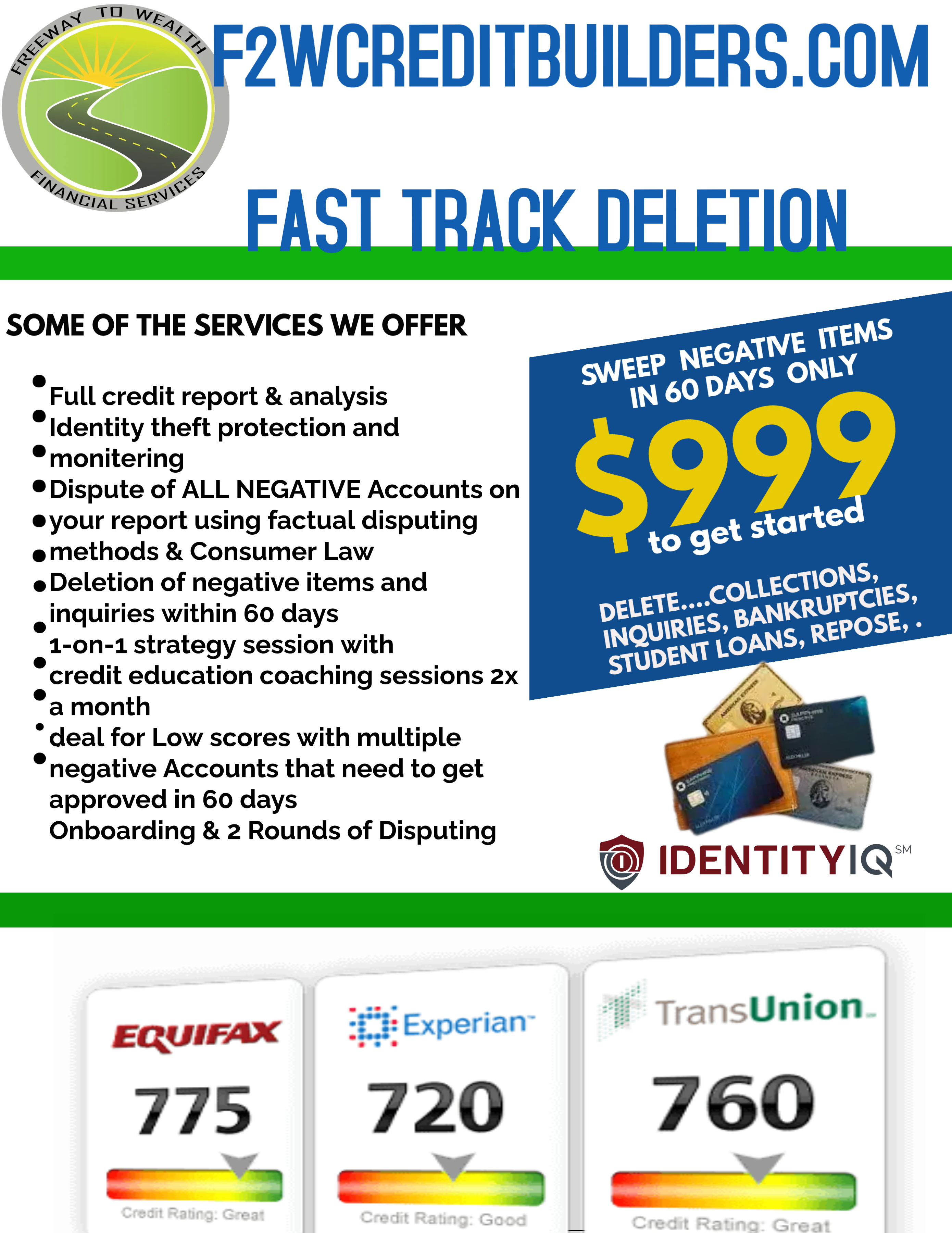 FAST TRACK CREDIT SWEEP DELETION
