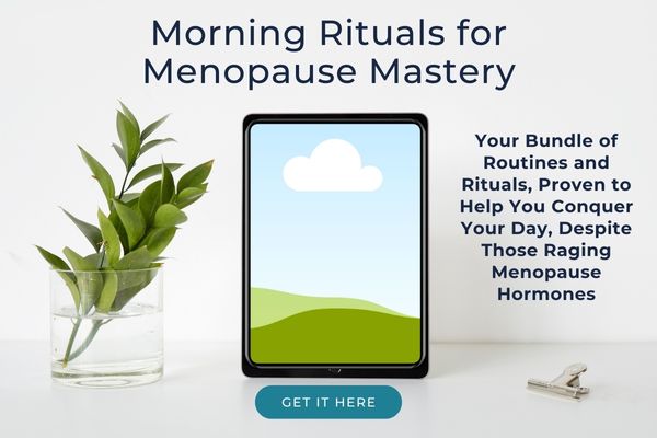 Mock up for Morning Rituals for Menopause Mastery
