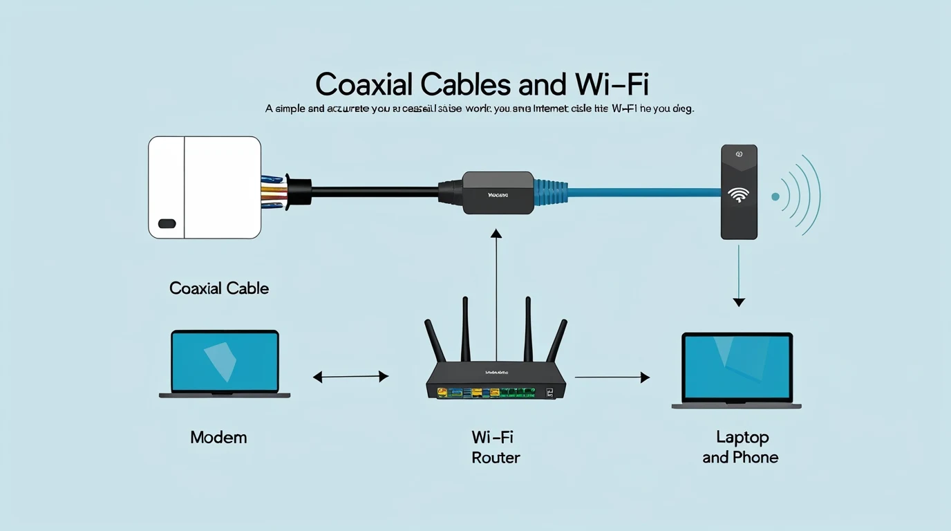 How Coaxial Cables Work for Internet and Wi-Fi Connections How Coaxial Cables Work for Internet and Wi-Fi Connections