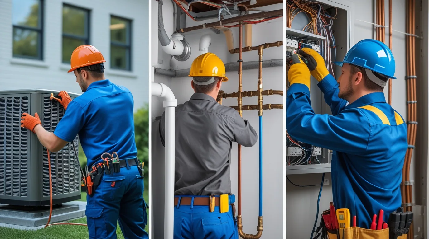 HVAC vs. Plumber vs. Electrician Which Career Pays Best HVAC vs. Plumber vs. Electrician Which Career Pays Best