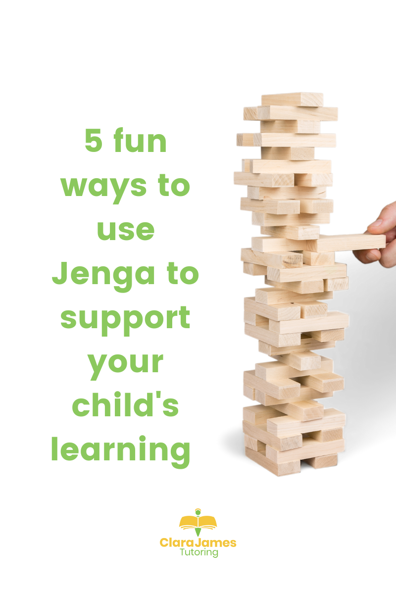 5 fun ways to use Jenga to support your child's learning