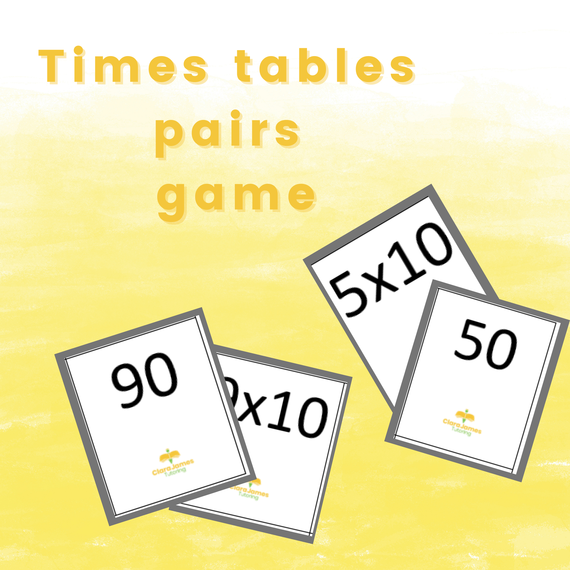 Teach your child their times tables with this pairs game Teach your child their times tables with this pairs game