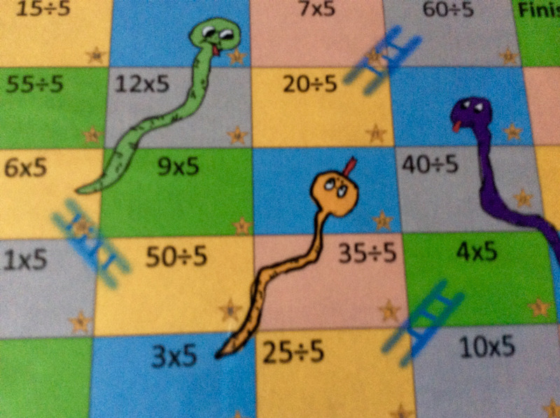Teach your child their times tables with snakes & ladders Teach your child their times tables with snakes & ladders