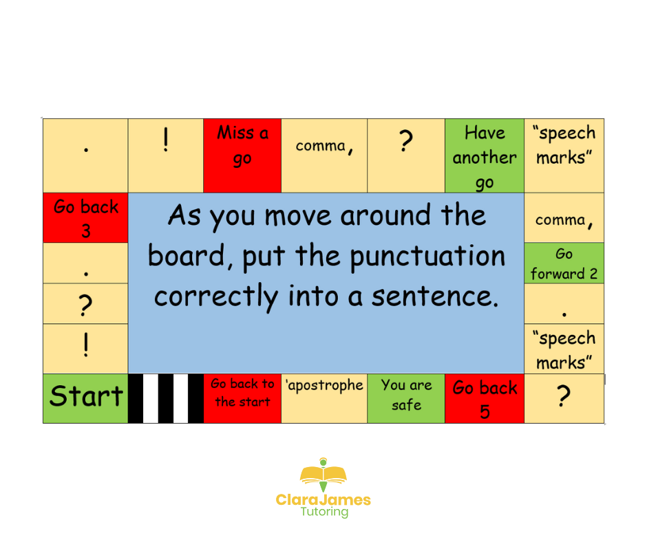 Punctuation Board Game