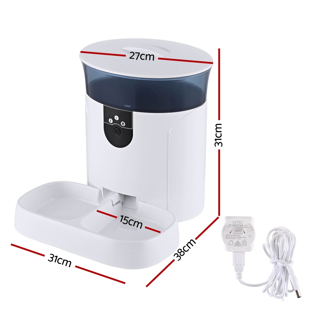 7L Automatic Pet Feeder with Camera, WiFi