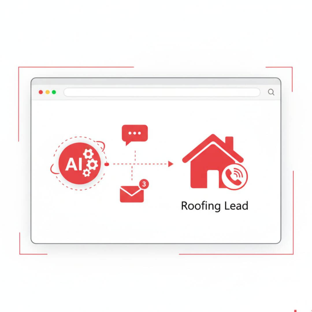 Smart roofing website using AI chatbots and automation to follow up with leads Smart roofing website using AI chatbots and automation to follow up with leads