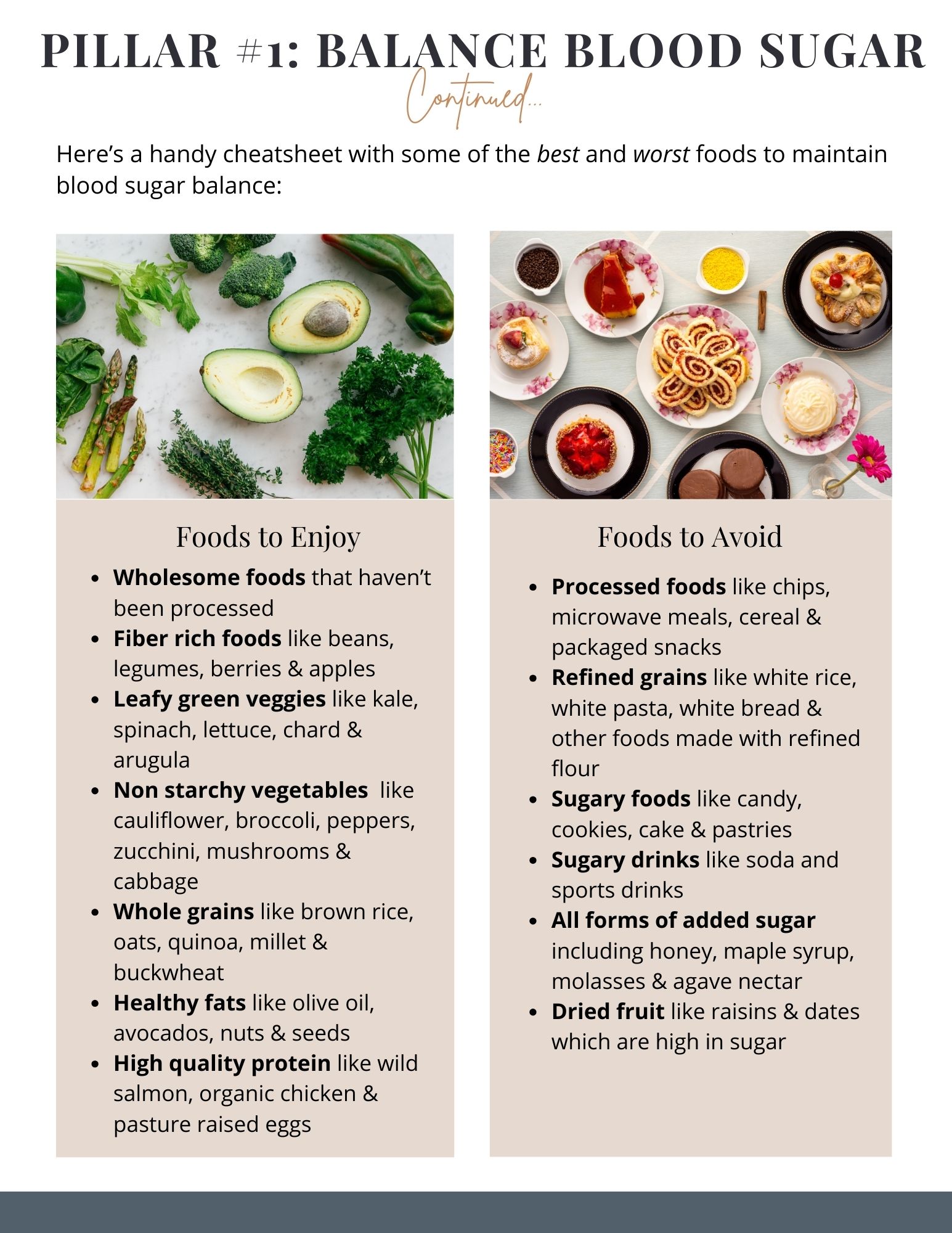 Foods that balance blood sugar