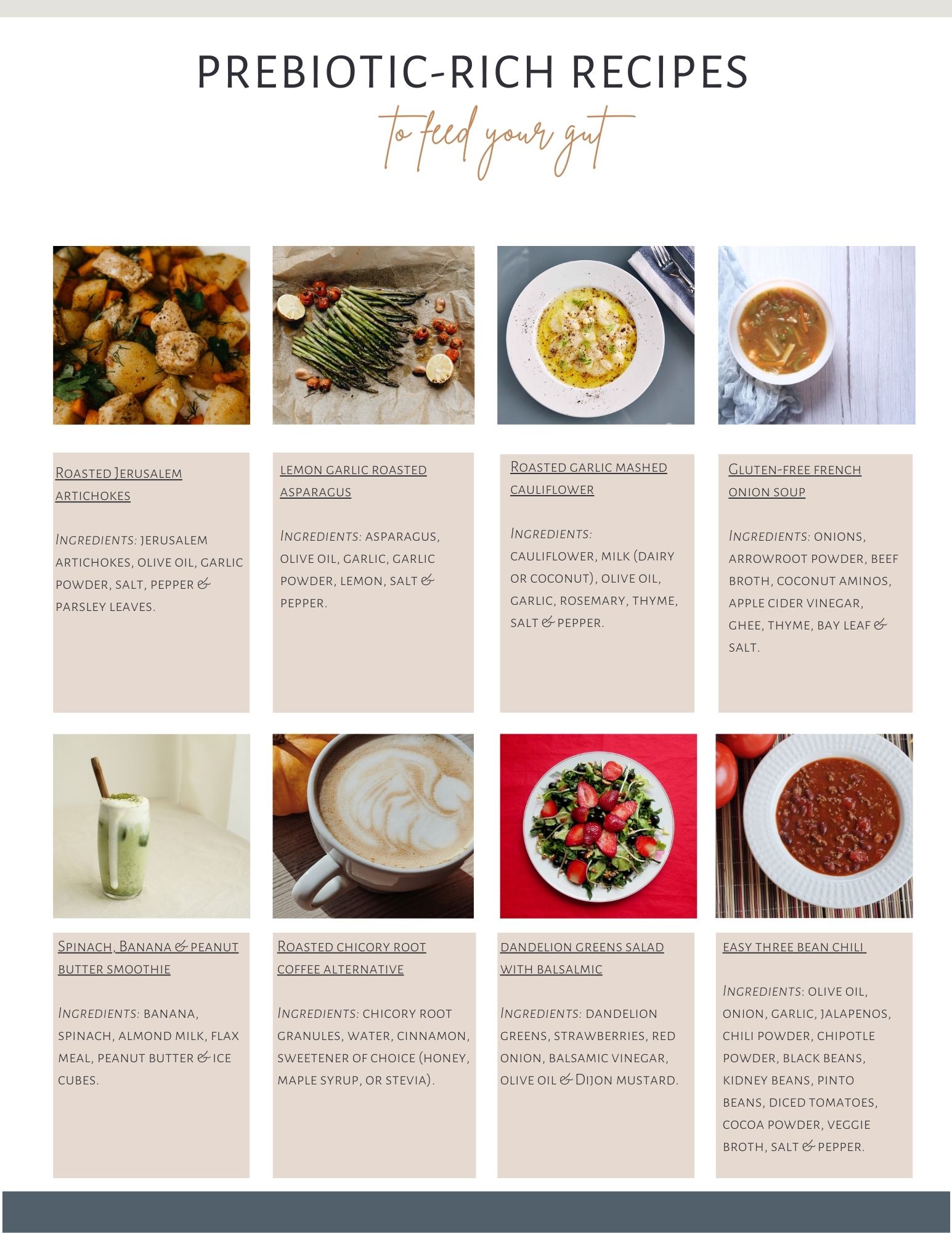 Prebiotic-rich recipes to feed your gut