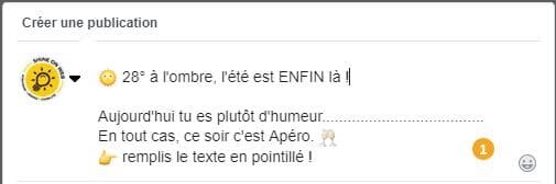 idées de publication réseaux sociaux texte à trou idées de publication réseaux sociaux texte à trou