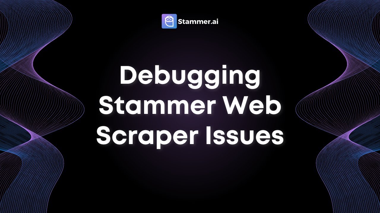 Debugging Stammer Web Scraper Issues