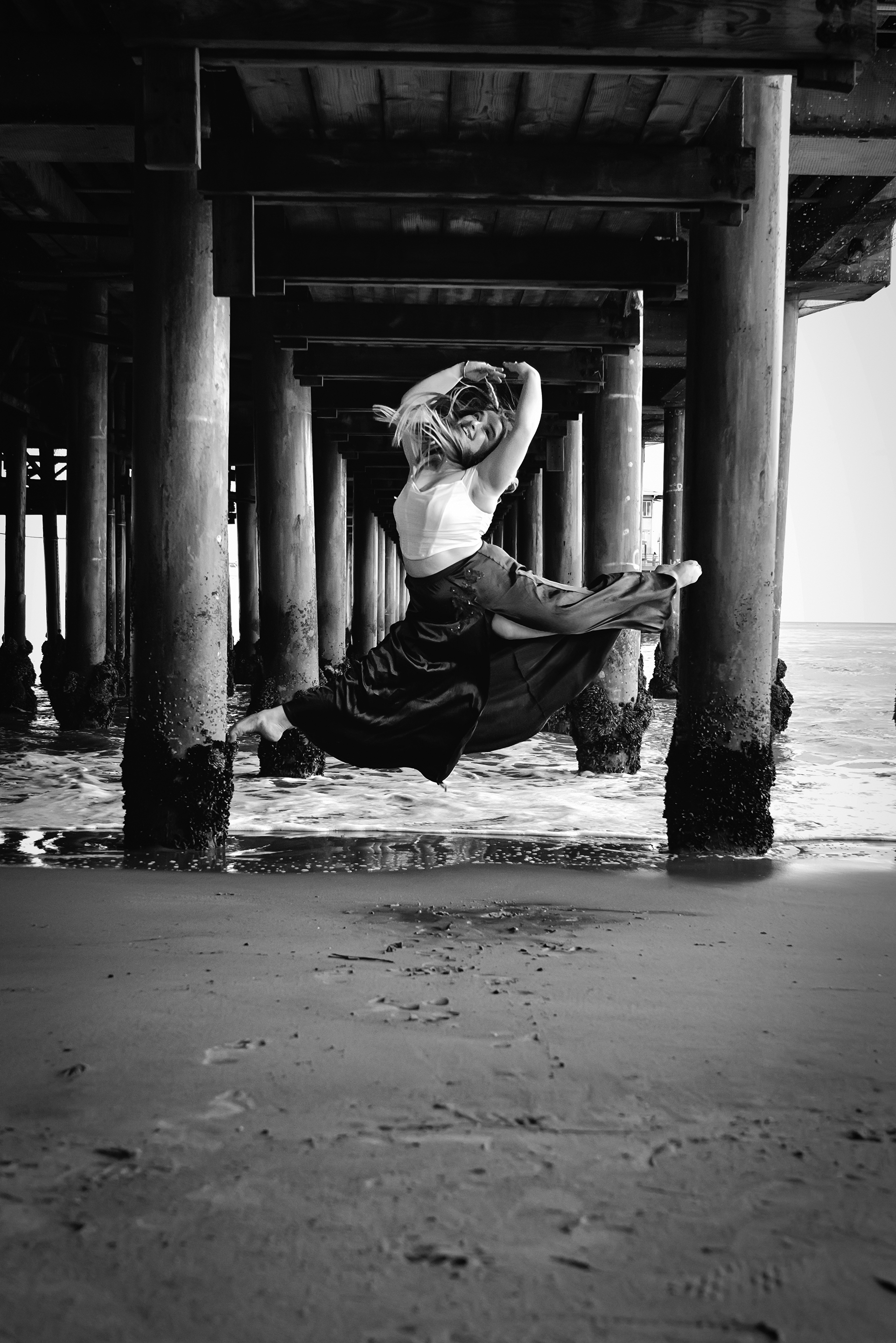 Santa Monica Pier High School Senior Dance Portrait Session