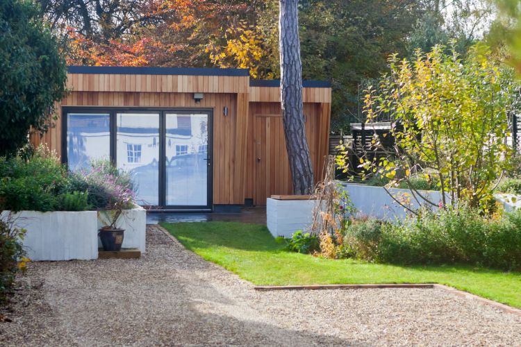 Garden office home extension idea
