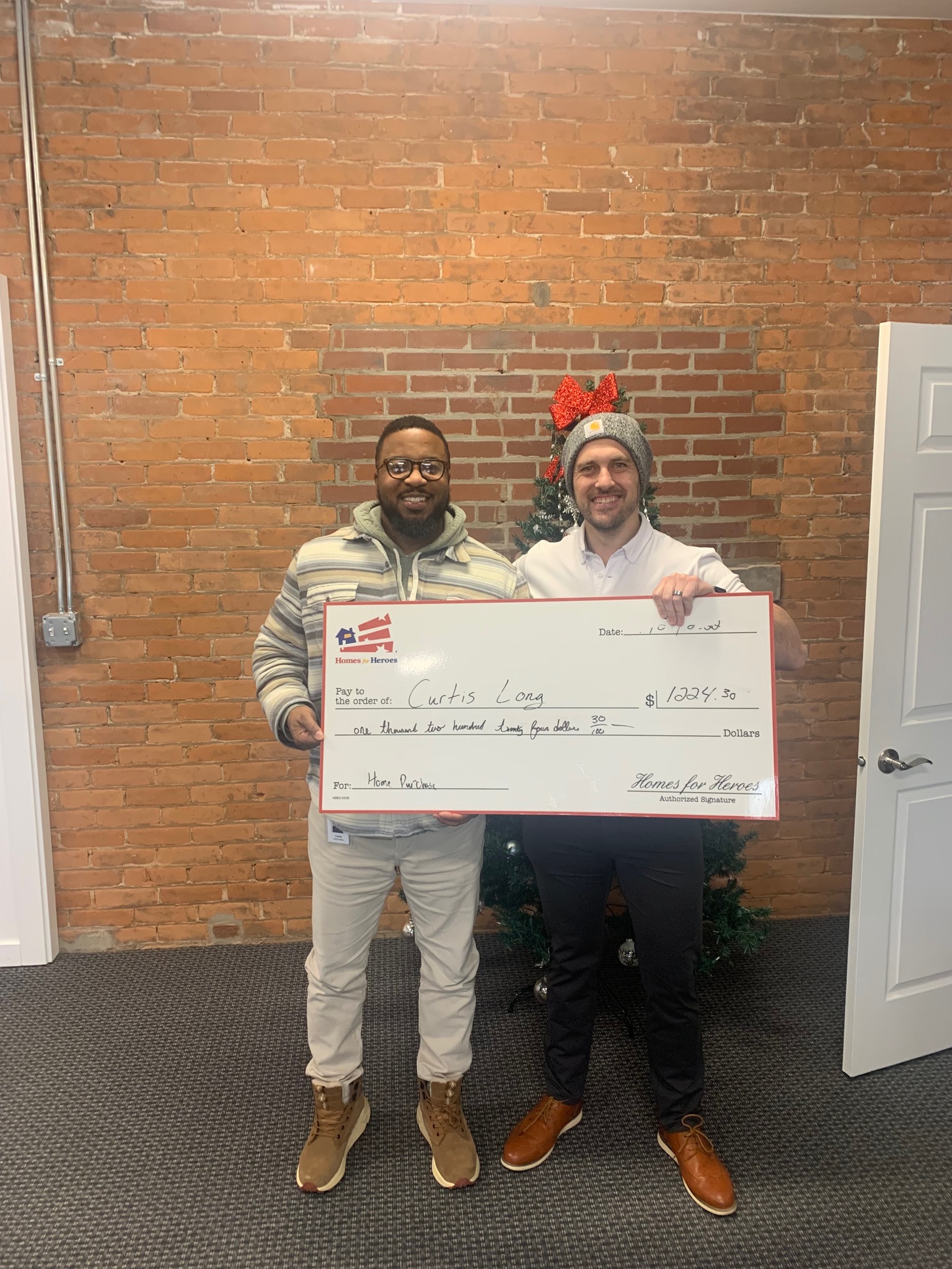 Past client receiving a Hero Reward — 4