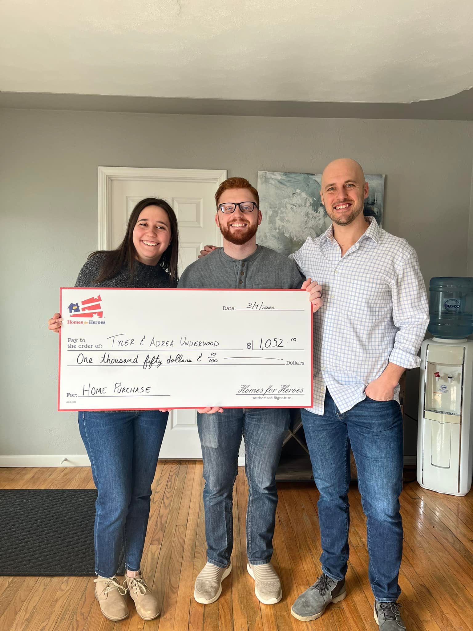 Past client receiving a Hero Reward — 9