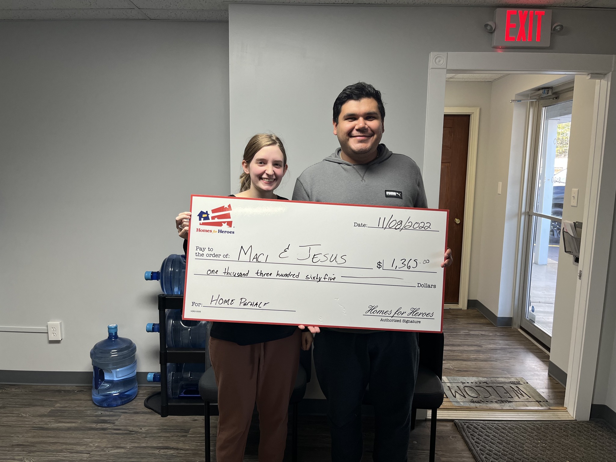 Past client receiving a Hero Reward — 5