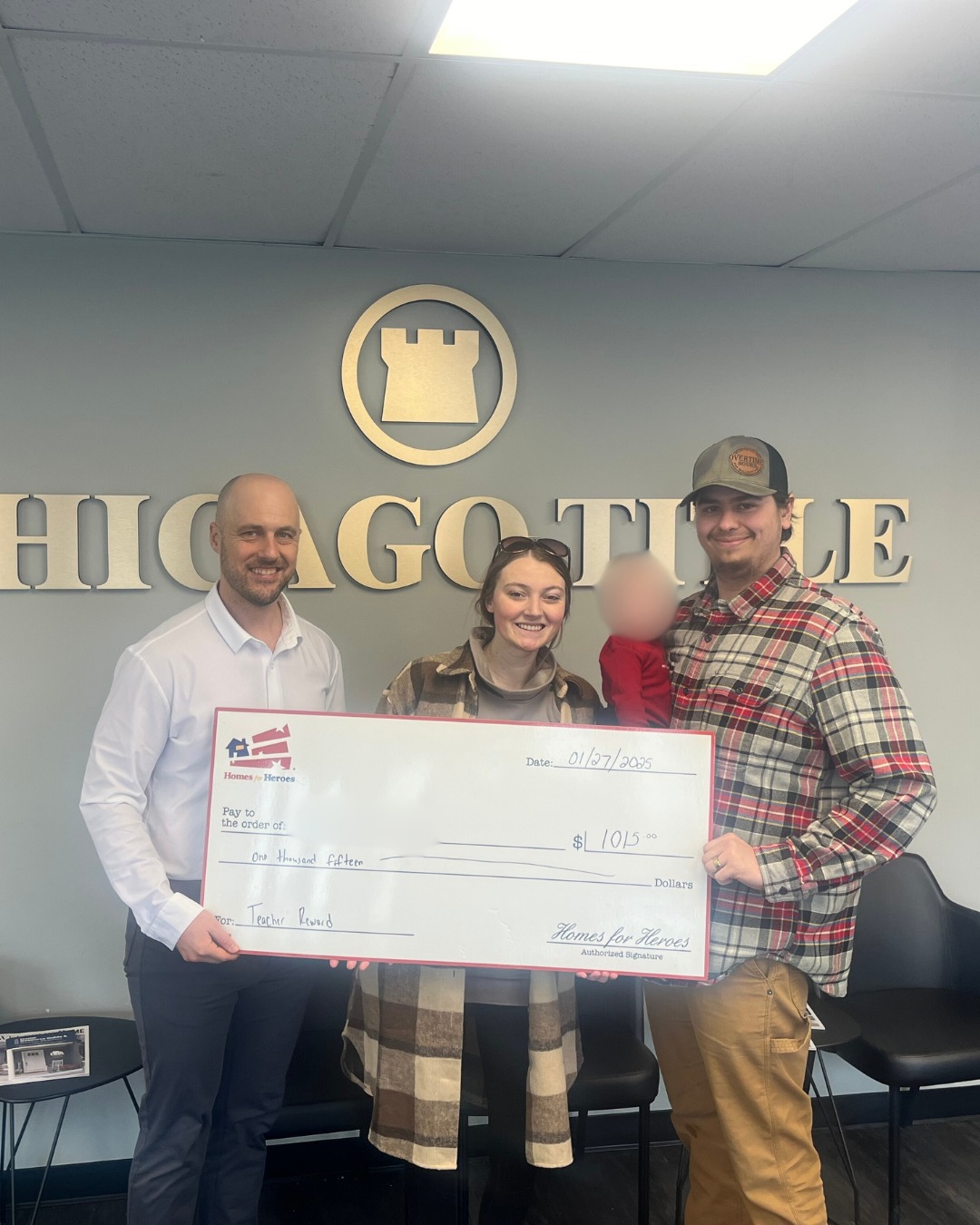 Past client receiving a Hero Reward — 11