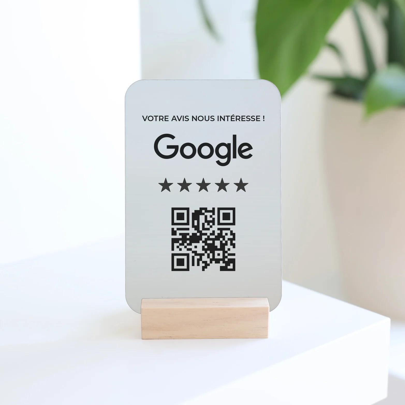 Plaque Google personnalisée